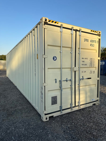 NEW 40ft Ivory Shipping Container